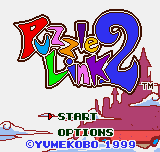 Puzzle Link 2 title screen for Neo Geo Pocket Color